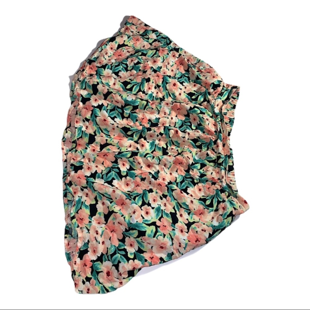 Floral skater style skirt size small